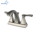 Aquacubic Chrome Finish Lead-free Brass Three hole UPC Lavatory Basin Faucet